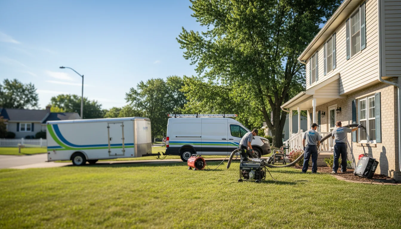 Flooded Basement Restoration And Cleanup With Repair in Allerton, IL near me